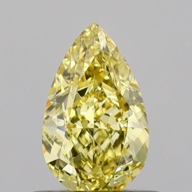 Loose Diamond - PEAR 0.74ct Fancy Intense Yellow VS1: Loose Diamond - PEAR 0.74ct Fancy Intense Yellow VS1 Source: This is a real non-mined Diamond that has been grown in a lab Shape: PEAR Carats: 0.74 Color: Fancy Intense Yellow Certification: IGI Video