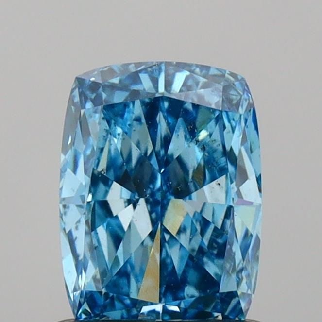 Loose Diamond - CUSHION MODIFIED 1.02ct Fancy Vivid Blue SI1: Loose Diamond - CUSHION MODIFIED 1.02ct Fancy Vivid Blue SI1 Source: This is a real non-mined Diamond that has been grown in a lab Shape: CUSHION MODIFIED Carats: 1.02 Color: Fancy Vivid Blue Certific