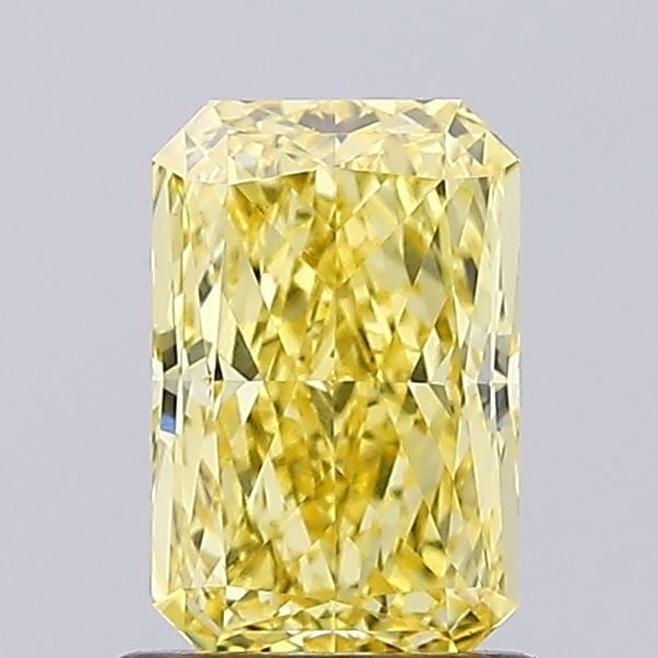 Loose Diamond - RADIANT 1.1ct Fancy Vivid Yellow VS1: Loose Diamond - RADIANT 1.1ct Fancy Vivid Yellow VS1 Source: This is a real non-mined Diamond that has been grown in a lab Shape: RADIANT Carats: 1.1 Color: Fancy Vivid Yellow Certification: IGI Video