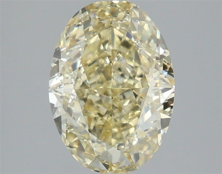 Loose Diamond - OVAL 3.04ct Fancy Light Yellow VS1: Loose Diamond - OVAL 3.04ct Fancy Light Yellow VS1 Source: This is a real non-mined Diamond that has been grown in a lab Shape: OVAL Carats: 3.04 Color: Fancy Light Yellow Certification: IGI Video: