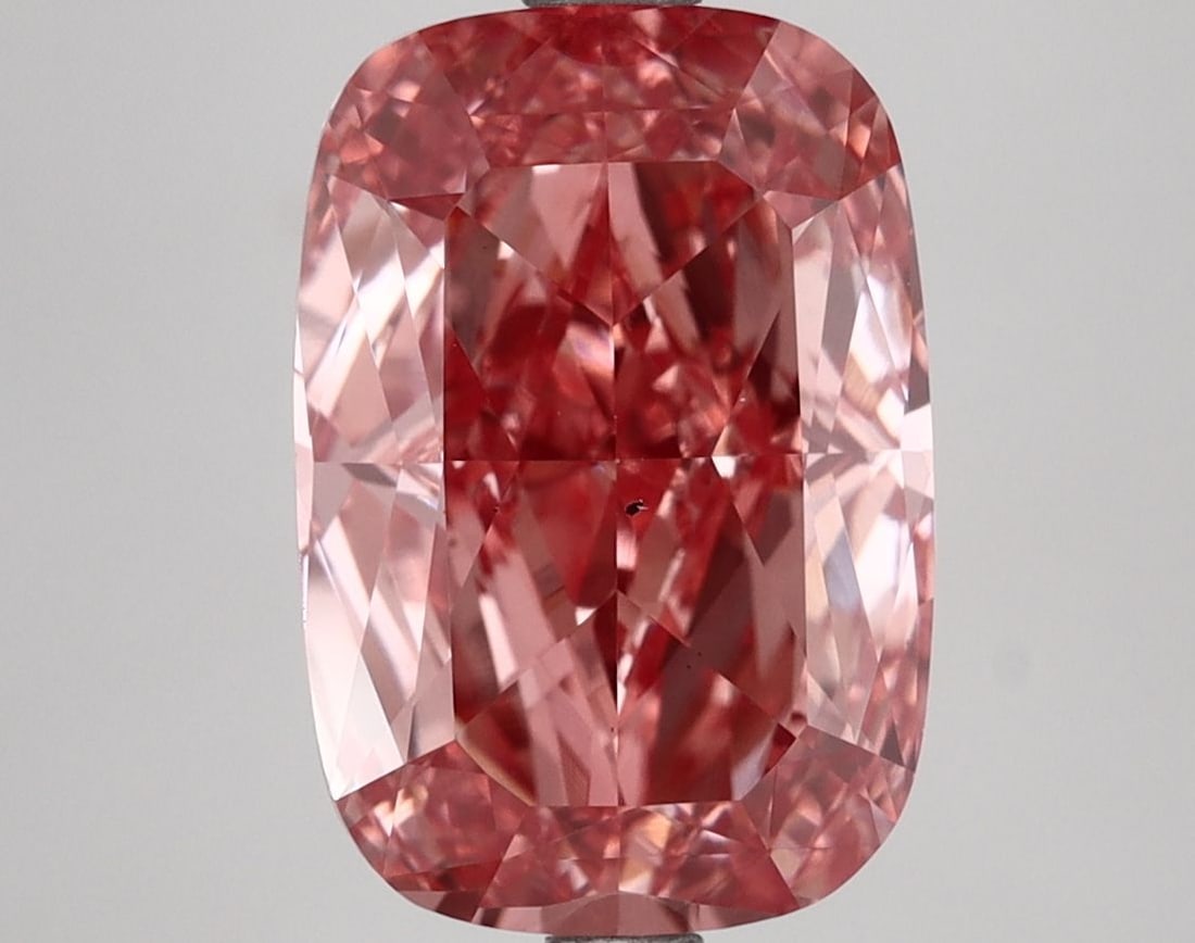 Loose Diamond - CUSHION MODIFIED 4.5ct Fancy Vivid Pink VS2: Loose Diamond - CUSHION MODIFIED 4.5ct Fancy Vivid Pink VS2 Source: This is a real non-mined Diamond that has been grown in a lab Shape: CUSHION MODIFIED Carats: 4.5 Color: Fancy Vivid Pink Certificat