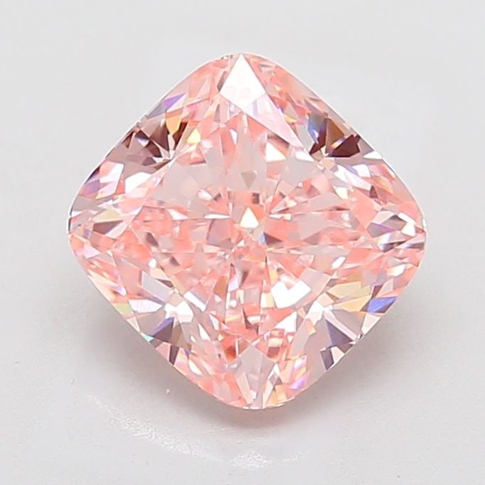 Loose Diamond - CUSHION MODIFIED 4.01ct Fancy Vivid Pink VVS2: Loose Diamond - CUSHION MODIFIED 4.01ct Fancy Vivid Pink VVS2 Source: This is a real non-mined Diamond that has been grown in a lab Shape: CUSHION MODIFIED Carats: 4.01 Color: Fancy Vivid Pink Certifi