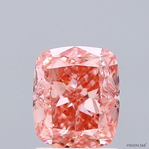 Loose Diamond - CUSHION MODIFIED 1.42ct Fancy Vivid Pink VS2: Loose Diamond - CUSHION MODIFIED 1.42ct Fancy Vivid Pink VS2 Source: This is a real non-mined Diamond that has been grown in a lab Shape: CUSHION MODIFIED Carats: 1.42 Color: Fancy Vivid Pink Certific