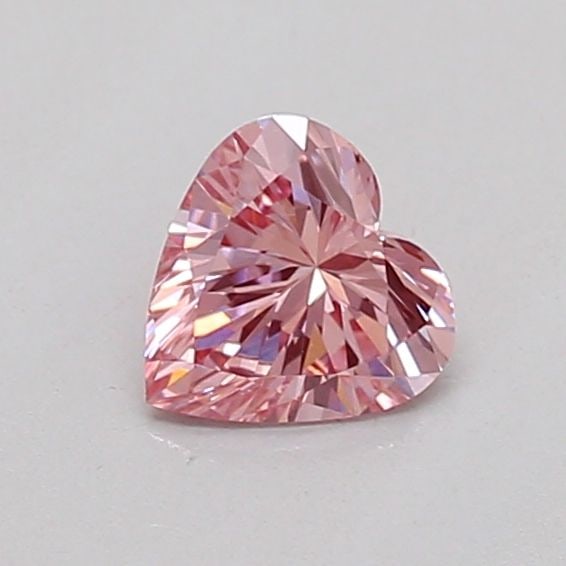 Loose Diamond - HEART 0.24ct Fancy Vivid Pink VS1: Loose Diamond - HEART 0.24ct Fancy Vivid Pink VS1 Source: This is a real non-mined Diamond that has been grown in a lab Shape: HEART Carats: 0.24 Color: Fancy Vivid Pink Certification: IGI The Diamond