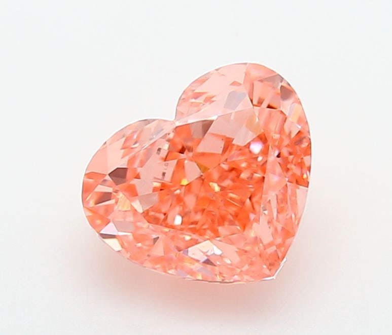 Loose Diamond - HEART 2.11ct Fancy Vivid Pink VS1: Loose Diamond - HEART 2.11ct Fancy Vivid Pink VS1 Source: This is a real non-mined Diamond that has been grown in a lab Shape: HEART Carats: 2.11 Color: Fancy Vivid Pink Certification: IGI Video: