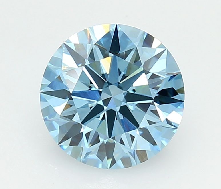 Ideal Loose Diamond - ROUND 2.01ct Fancy Vivid Blue VVS2: Ideal Loose Diamond - ROUND 2.01ct Fancy Vivid Blue VVS2 Source: This is a real non-mined Diamond that has been grown in a lab Shape: ROUND Carats: 2.01 Color: Fancy Vivid Blue Certification: IGI Vide