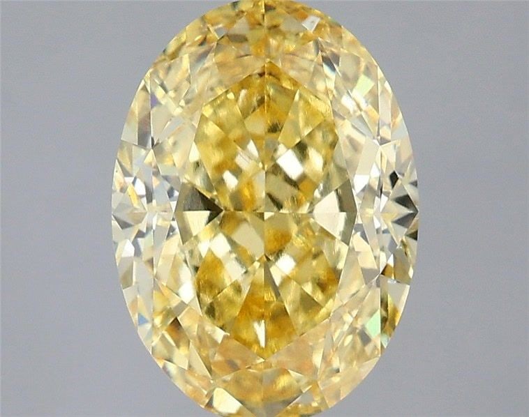 Loose Diamond - OVAL 3.58ct Fancy Intense Yellow VS2: Loose Diamond - OVAL 3.58ct Fancy Intense Yellow VS2 Source: This is a real non-mined Diamond that has been grown in a lab Shape: OVAL Carats: 3.58 Color: Fancy Intense Yellow Certification: IGI Video