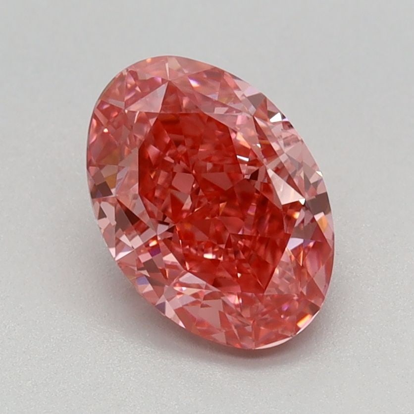 Loose Diamond - OVAL 1.13ct Fancy Vivid Pink VS2: Loose Diamond - OVAL 1.13ct Fancy Vivid Pink VS2 Source: This is a real non-mined Diamond that has been grown in a lab Shape: OVAL Carats: 1.13 Color: Fancy Vivid Pink Certification: IGI Video: