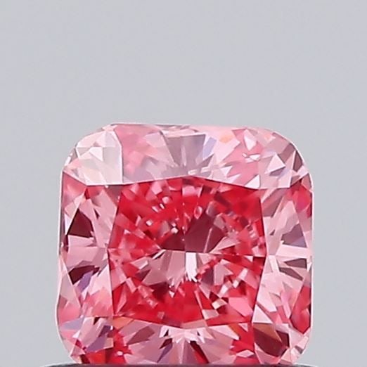 Loose Diamond - CUSHION MODIFIED 0.45ct Fancy Vivid Pink VS1: Loose Diamond - CUSHION MODIFIED 0.45ct Fancy Vivid Pink VS1 Source: This is a real non-mined Diamond that has been grown in a lab Shape: CUSHION MODIFIED Carats: 0.45 Color: Fancy Vivid Pink Certific