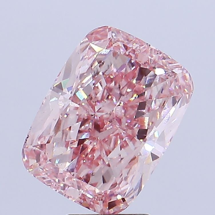 Loose Diamond - CUSHION MODIFIED 6.1ct Fancy Intense Pink VS2: Loose Diamond - CUSHION MODIFIED 6.1ct Fancy Intense Pink VS2 Source: This is a real non-mined Diamond that has been grown in a lab Shape: CUSHION MODIFIED Carats: 6.1 Color: Fancy Intense Pink Certif