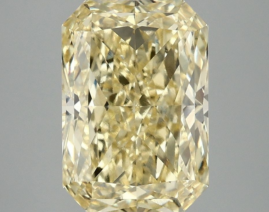 Loose Diamond - RADIANT 4.1ct Fancy Vivid Yellow VVS2: Loose Diamond - RADIANT 4.1ct Fancy Vivid Yellow VVS2 Source: This is a real non-mined Diamond that has been grown in a lab Shape: RADIANT Carats: 4.1 Color: Fancy Vivid Yellow Certification: IGI Vide