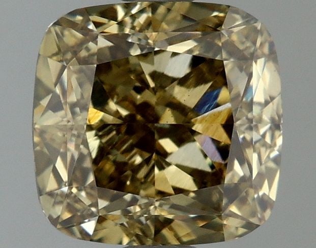 Loose Diamond - CUSHION MODIFIED 1.95ct Fancy Intense Gray Yellow VS2: Loose Diamond - CUSHION MODIFIED 1.95ct Fancy Intense Gray Yellow VS2 Source: This is a real non-mined Diamond that has been grown in a lab Shape: CUSHION MODIFIED Carats: 1.95 Color: Fancy Intense Gr