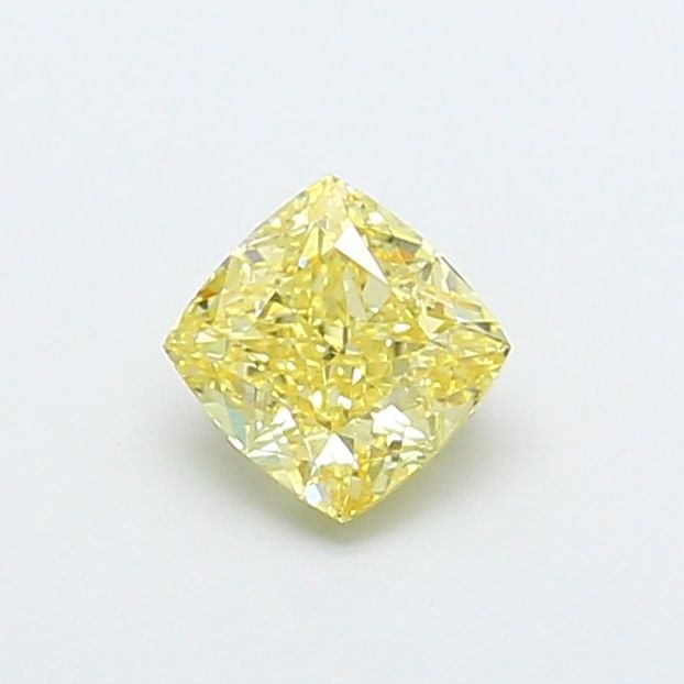 Loose Diamond - CUSHION MODIFIED 1.01ct Fancy Yellow VS1: Loose Diamond - CUSHION MODIFIED 1.01ct Fancy Yellow VS1 Source: This is a real non-mined Diamond that has been grown in a lab Shape: CUSHION MODIFIED Carats: 1.01 Color: Fancy Yellow Certification: I