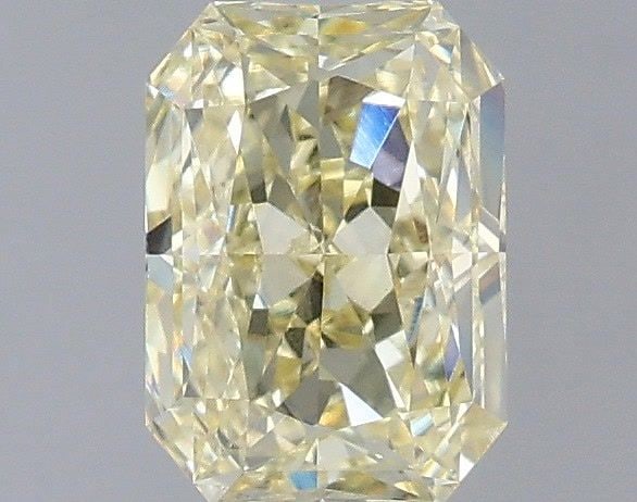 Loose Diamond - RADIANT 1.1ct Fancy Light Yellow VS2: Loose Diamond - RADIANT 1.1ct Fancy Light Yellow VS2 Source: This is a real non-mined Diamond that has been grown in a lab Shape: RADIANT Carats: 1.1 Color: Fancy Light Yellow Certification: IGI Video