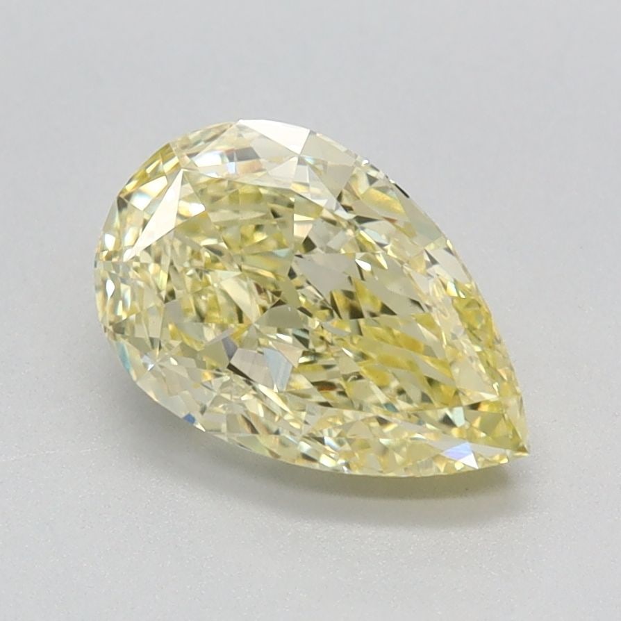 Loose Diamond - PEAR 1.35ct Fancy Intense Yellow VS1: Loose Diamond - PEAR 1.35ct Fancy Intense Yellow VS1 Source: This is a real non-mined Diamond that has been grown in a lab Shape: PEAR Carats: 1.35 Color: Fancy Intense Yellow Certification: IGI Video