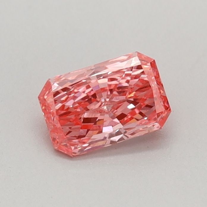 Loose Diamond - RADIANT 0.3ct Fancy Vivid Pink VS1: Loose Diamond - RADIANT 0.3ct Fancy Vivid Pink VS1 Source: This is a real non-mined Diamond that has been grown in a lab Shape: RADIANT Carats: 0.3 Color: Fancy Vivid Pink Certification: IGI Video: