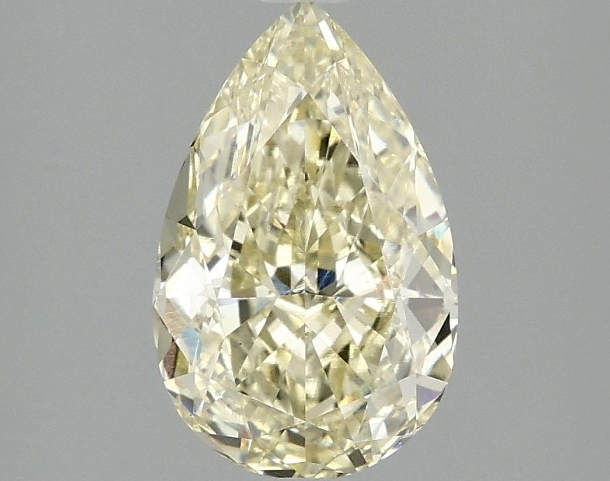 Loose Diamond - PEAR 2.06ct Fancy Intense Yellow VS1: Loose Diamond - PEAR 2.06ct Fancy Intense Yellow VS1 Source: This is a real non-mined Diamond that has been grown in a lab Shape: PEAR Carats: 2.06 Color: Fancy Intense Yellow Certification: IGI Video