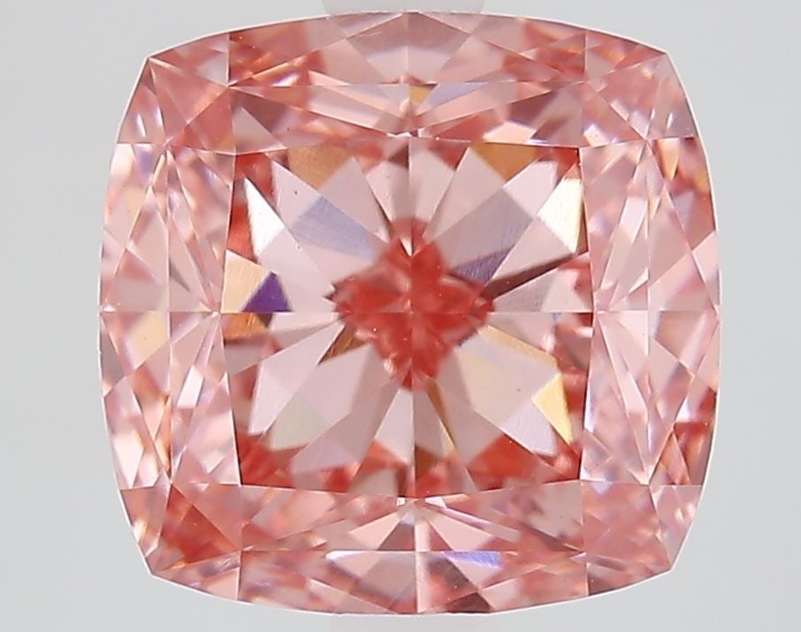 Loose Diamond - CUSHION MODIFIED 3.73ct Fancy Vivid Pink VVS2: Loose Diamond - CUSHION MODIFIED 3.73ct Fancy Vivid Pink VVS2 Source: This is a real non-mined Diamond that has been grown in a lab Shape: CUSHION MODIFIED Carats: 3.73 Color: Fancy Vivid Pink Certifi