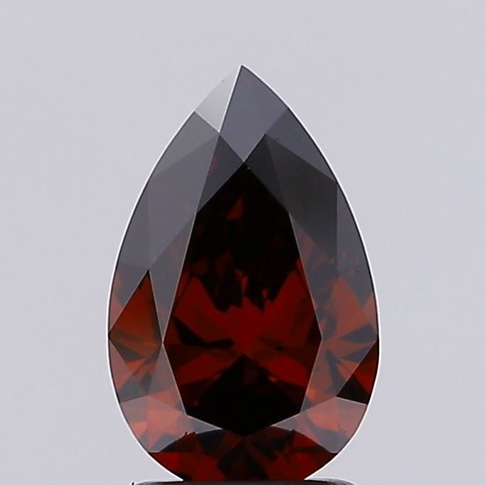 Loose Diamond - PEAR 1.02ct Fancy Vivid Red VS1: Loose Diamond - PEAR 1.02ct Fancy Vivid Red VS1 Source: This is a real non-mined Diamond that has been grown in a lab Shape: PEAR Carats: 1.02 Color: Fancy Vivid Red Certification: NONE Video: