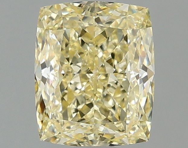 Loose Diamond - CUSHION MODIFIED 1.57ct Fancy Intense Yellow VVS2: Loose Diamond - CUSHION MODIFIED 1.57ct Fancy Intense Yellow VVS2 Source: This is a real non-mined Diamond that has been grown in a lab Shape: CUSHION MODIFIED Carats: 1.57 Color: Fancy Intense Yellow