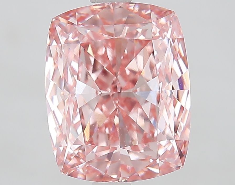 Loose Diamond - CUSHION MODIFIED 3.61ct Fancy Vivid Pink VVS2: Loose Diamond - CUSHION MODIFIED 3.61ct Fancy Vivid Pink VVS2 Source: This is a real non-mined Diamond that has been grown in a lab Shape: CUSHION MODIFIED Carats: 3.61 Color: Fancy Vivid Pink Certifi