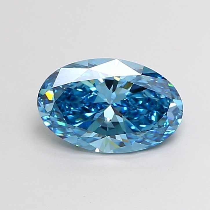Loose Diamond - OVAL 2.02ct Fancy Vivid Blue VVS2: Loose Diamond - OVAL 2.02ct Fancy Vivid Blue VVS2 Source: This is a real non-mined Diamond that has been grown in a lab Shape: OVAL Carats: 2.02 Color: Fancy Vivid Blue Certification: IGI Video: