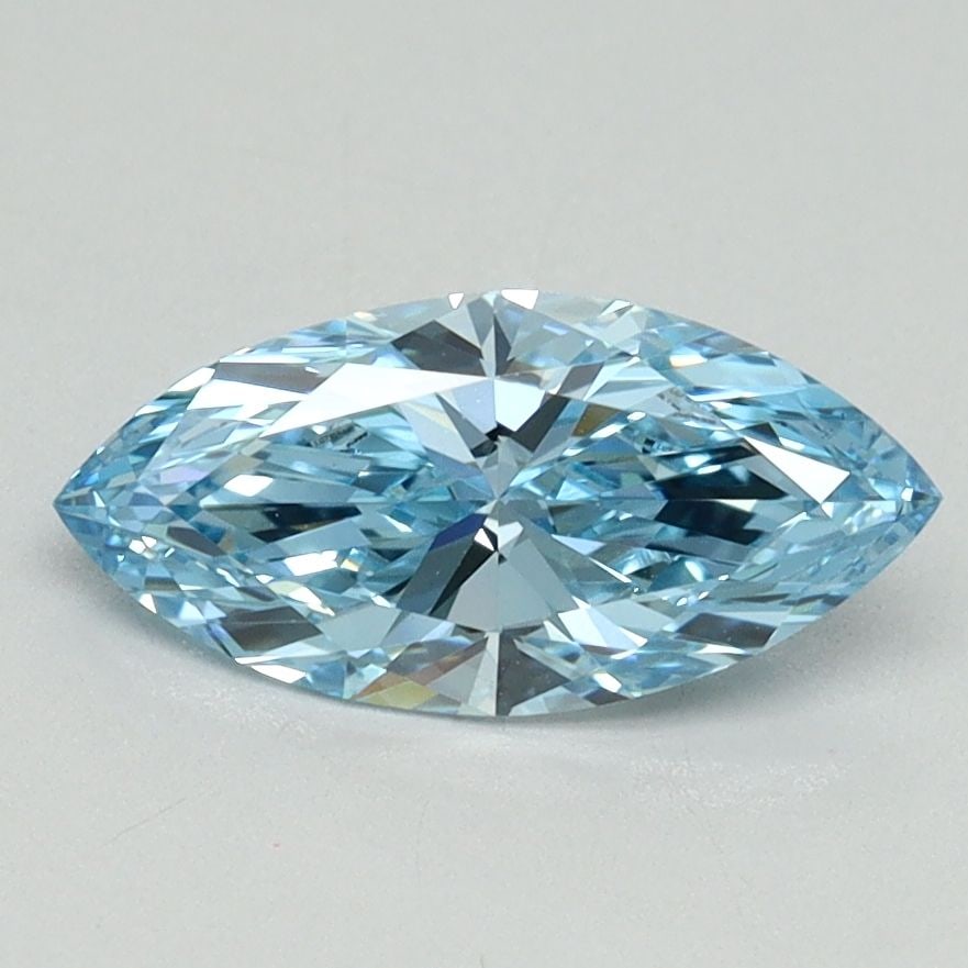 Loose Diamond - MARQUISE 1.01ct Fancy Vivid Blue VVS2: Loose Diamond - MARQUISE 1.01ct Fancy Vivid Blue VVS2 Source: This is a real non-mined Diamond that has been grown in a lab Shape: MARQUISE Carats: 1.01 Color: Fancy Vivid Blue Certification: IGI Vide