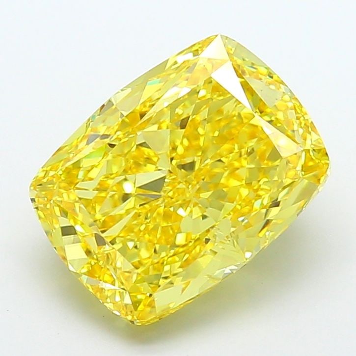 Loose Diamond - CUSHION MODIFIED 8.55ct Fancy Vivid Yellow VVS2: Loose Diamond - CUSHION MODIFIED 8.55ct Fancy Vivid Yellow VVS2 Source: This is a real non-mined Diamond that has been grown in a lab Shape: CUSHION MODIFIED Carats: 8.55 Color: Fancy Vivid Yellow Cer