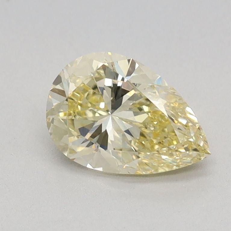 Loose Diamond - PEAR 0.59ct Fancy Light Yellow VS1: Loose Diamond - PEAR 0.59ct Fancy Light Yellow VS1 Source: This is a real non-mined Diamond that has been grown in a lab Shape: PEAR Carats: 0.59 Color: Fancy Light Yellow Certification: IGI Video: