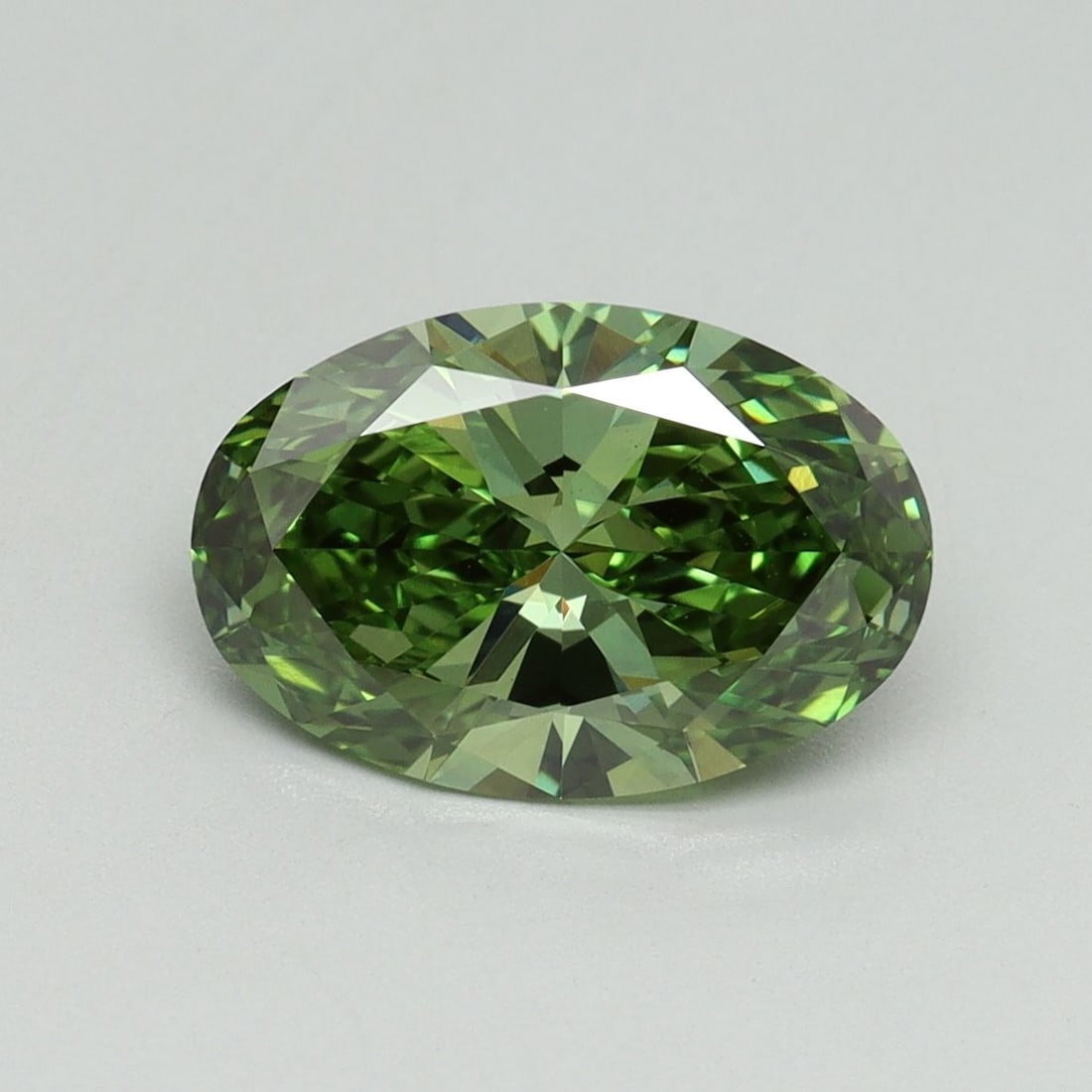 Loose Diamond - OVAL 2.04ct Fancy Vivid Green VS1 (1 of 1)
