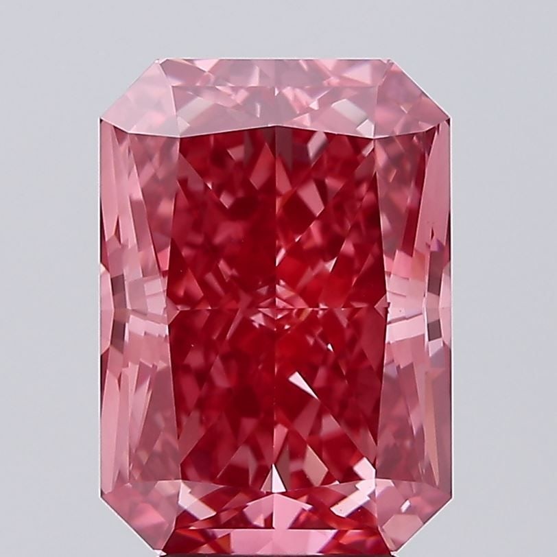 Loose Diamond - RADIANT 5.07ct Fancy Vivid Pink VS1 (1 of 1)