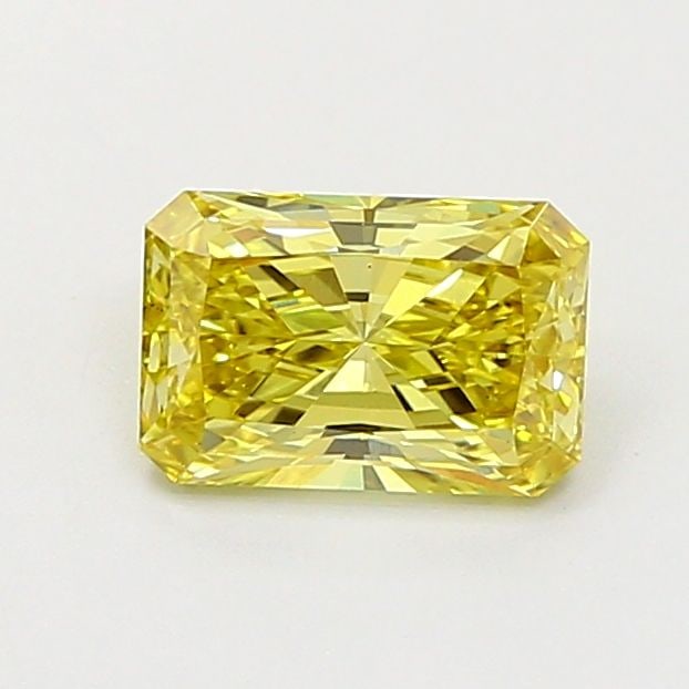 Loose Diamond - RADIANT 1.04ct Fancy Intense Yellow VS2: Loose Diamond - RADIANT 1.04ct Fancy Intense Yellow VS2 Source: This is a real non-mined Diamond that has been grown in a lab Shape: RADIANT Carats: 1.04 Color: Fancy Intense Yellow Certification: IGI