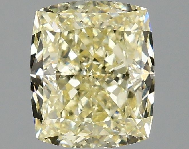 Loose Diamond - CUSHION MODIFIED 2.08ct Fancy Yellow VS1: Loose Diamond - CUSHION MODIFIED 2.08ct Fancy Yellow VS1 Source: This is a real non-mined Diamond that has been grown in a lab Shape: CUSHION MODIFIED Carats: 2.08 Color: Fancy Yellow Certification: I