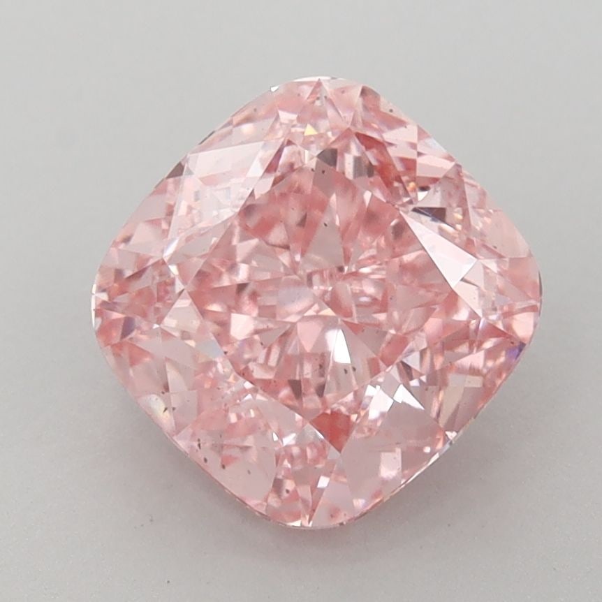 Loose Diamond - CUSHION MODIFIED 2.81ct Fancy Vivid Pink SI1: Loose Diamond - CUSHION MODIFIED 2.81ct Fancy Vivid Pink SI1 Source: This is a real non-mined Diamond that has been grown in a lab Shape: CUSHION MODIFIED Carats: 2.81 Color: Fancy Vivid Pink Certific