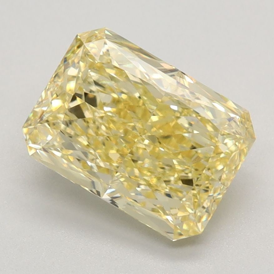 Loose Diamond - RADIANT 2.2ct Fancy Intense Yellow VS1: Loose Diamond - RADIANT 2.2ct Fancy Intense Yellow VS1 Source: This is a real non-mined Diamond that has been grown in a lab Shape: RADIANT Carats: 2.2 Color: Fancy Intense Yellow Certification: IGI V