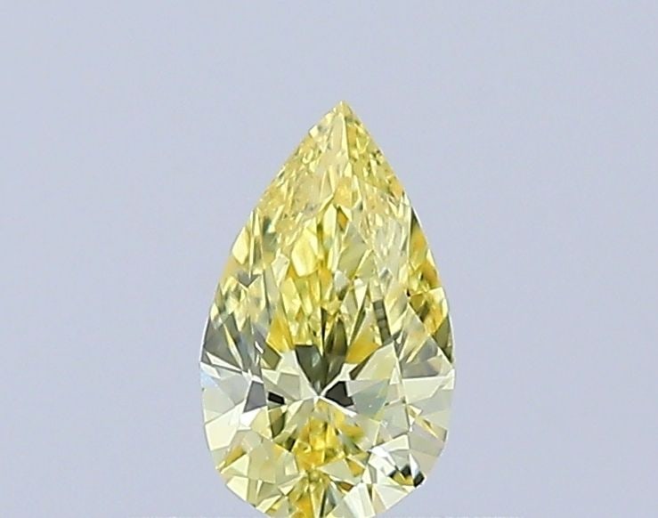 Loose Diamond - PEAR 0.31ct Fancy Intense Yellow VS2: Loose Diamond - PEAR 0.31ct Fancy Intense Yellow VS2 Source: This is a real non-mined Diamond that has been grown in a lab Shape: PEAR Carats: 0.31 Color: Fancy Intense Yellow Certification: IGI Video