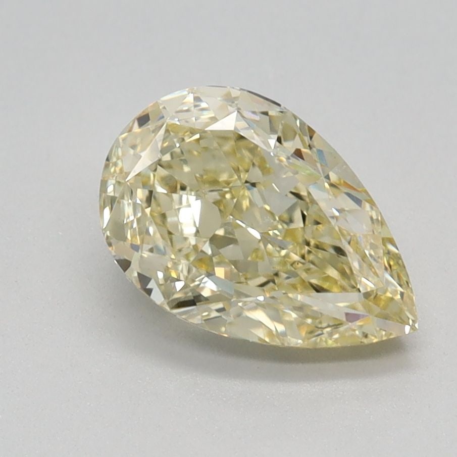 Loose Diamond - PEAR 1.36ct Fancy Yellow VS1: Loose Diamond - PEAR 1.36ct Fancy Yellow VS1 Source: This is a real non-mined Diamond that has been grown in a lab Shape: PEAR Carats: 1.36 Color: Fancy Yellow Certification: IGI Video: