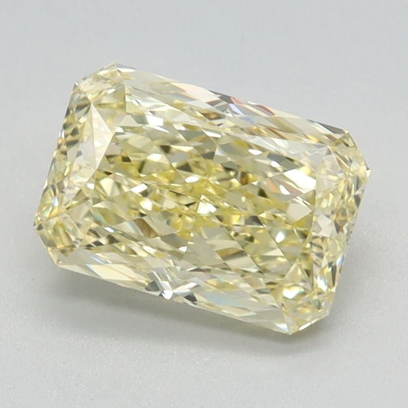 Loose Diamond - RADIANT 1.61ct Fancy Intense Yellow VVS2: Loose Diamond - RADIANT 1.61ct Fancy Intense Yellow VVS2 Source: This is a real non-mined Diamond that has been grown in a lab Shape: RADIANT Carats: 1.61 Color: Fancy Intense Yellow Certification: IG