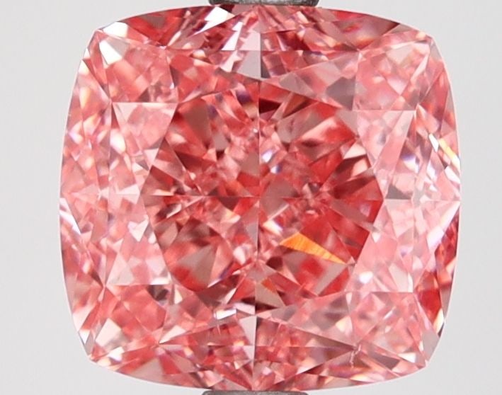 Loose Diamond - CUSHION MODIFIED 2.72ct Fancy Vivid Pink VS2: Loose Diamond - CUSHION MODIFIED 2.72ct Fancy Vivid Pink VS2 Source: This is a real non-mined Diamond that has been grown in a lab Shape: CUSHION MODIFIED Carats: 2.72 Color: Fancy Vivid Pink Certific