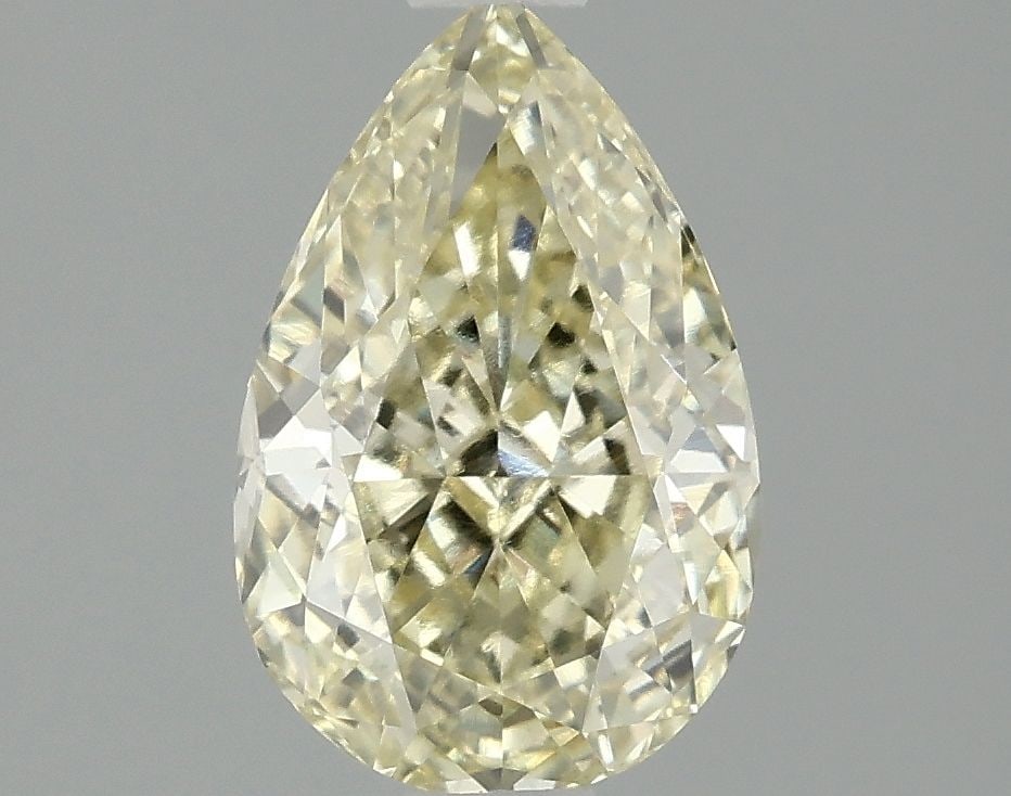 Loose Diamond - PEAR 1.38ct Fancy Intense Yellow VS1: Loose Diamond - PEAR 1.38ct Fancy Intense Yellow VS1 Source: This is a real non-mined Diamond that has been grown in a lab Shape: PEAR Carats: 1.38 Color: Fancy Intense Yellow Certification: IGI Video