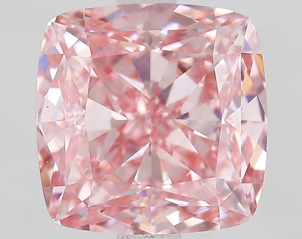 Loose Diamond - CUSHION MODIFIED 3.02ct Fancy Intense Pink VS1: Loose Diamond - CUSHION MODIFIED 3.02ct Fancy Intense Pink VS1 Source: This is a real non-mined Diamond that has been grown in a lab Shape: CUSHION MODIFIED Carats: 3.02 Color: Fancy Intense Pink Cert