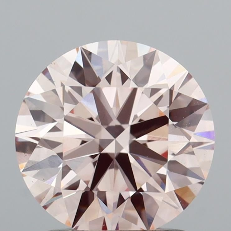 Ideal Loose Diamond - ROUND 1.5ct Fancy Pink VS1: Ideal Loose Diamond - ROUND 1.5ct Fancy Pink VS1 Source: This is a real non-mined Diamond that has been grown in a lab Shape: ROUND Carats: 1.5 Color: Fancy Pink Certification: IGI Video: