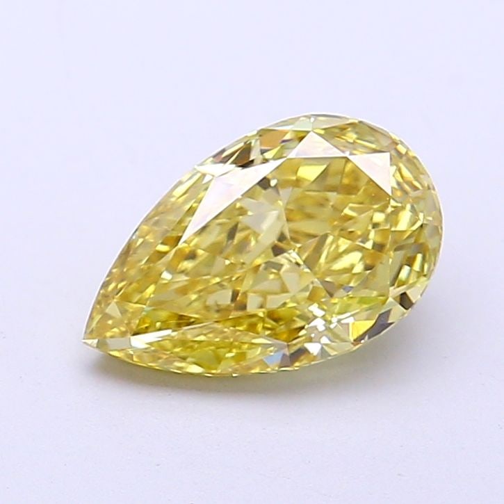 Loose Diamond - PEAR 1.53ct Fancy Intense Yellow VS1: Loose Diamond - PEAR 1.53ct Fancy Intense Yellow VS1 Source: This is a real non-mined Diamond that has been grown in a lab Shape: PEAR Carats: 1.53 Color: Fancy Intense Yellow Certification: IGI Video