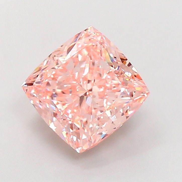 Loose Diamond - CUSHION MODIFIED 5.03ct Fancy Vivid Pink VVS2: Loose Diamond - CUSHION MODIFIED 5.03ct Fancy Vivid Pink VVS2 Source: This is a real non-mined Diamond that has been grown in a lab Shape: CUSHION MODIFIED Carats: 5.03 Color: Fancy Vivid Pink Certifi