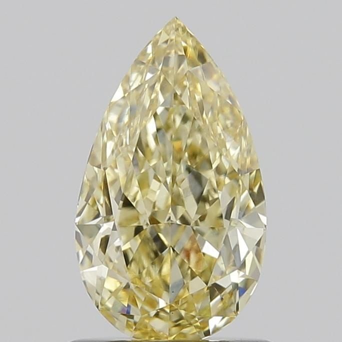 Loose Diamond - PEAR 1.02ct Fancy Yellow VS1: Loose Diamond - PEAR 1.02ct Fancy Yellow VS1 Source: This is a real non-mined Diamond that has been grown in a lab Shape: PEAR Carats: 1.02 Color: Fancy Yellow Certification: IGI Video: