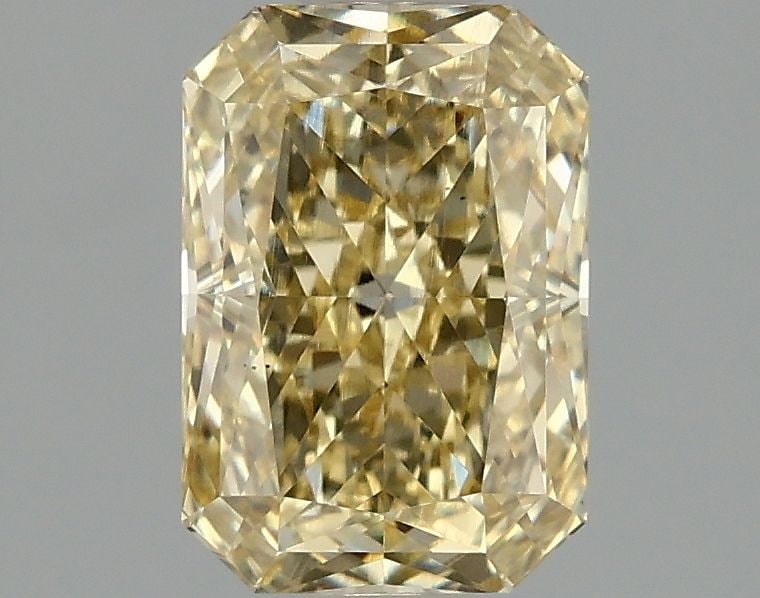 Loose Diamond - RADIANT 1.55ct Fancy Intense Yellow VS2: Loose Diamond - RADIANT 1.55ct Fancy Intense Yellow VS2 Source: This is a real non-mined Diamond that has been grown in a lab Shape: RADIANT Carats: 1.55 Color: Fancy Intense Yellow Certification: IGI