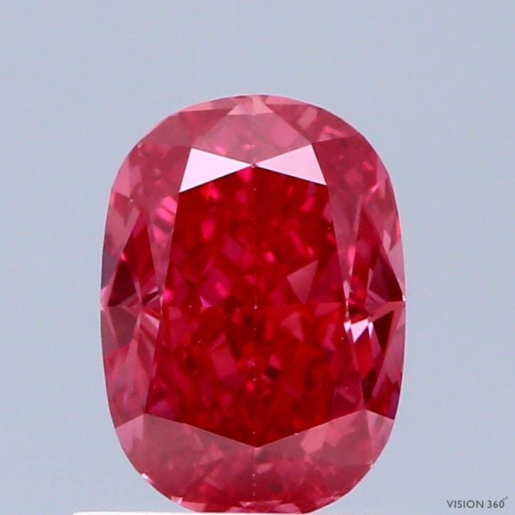 Loose Diamond - CUSHION MODIFIED 1.04ct Fancy Vivid Pink VS1: Loose Diamond - CUSHION MODIFIED 1.04ct Fancy Vivid Pink VS1 Source: This is a real non-mined Diamond that has been grown in a lab Shape: CUSHION MODIFIED Carats: 1.04 Color: Fancy Vivid Pink Certific