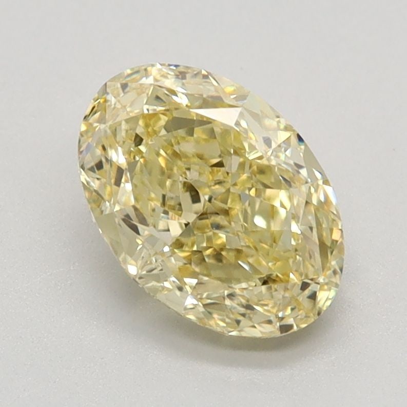 Loose Diamond - OVAL 1.21ct Fancy Intense Yellow VS1: Loose Diamond - OVAL 1.21ct Fancy Intense Yellow VS1 Source: This is a real non-mined Diamond that has been grown in a lab Shape: OVAL Carats: 1.21 Color: Fancy Intense Yellow Certification: IGI Video