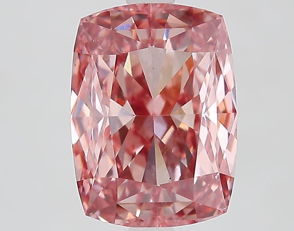 Loose Diamond - CUSHION MODIFIED 3.51ct Fancy Vivid Pink VS1: Loose Diamond - CUSHION MODIFIED 3.51ct Fancy Vivid Pink VS1 Source: This is a real non-mined Diamond that has been grown in a lab Shape: CUSHION MODIFIED Carats: 3.51 Color: Fancy Vivid Pink Certific