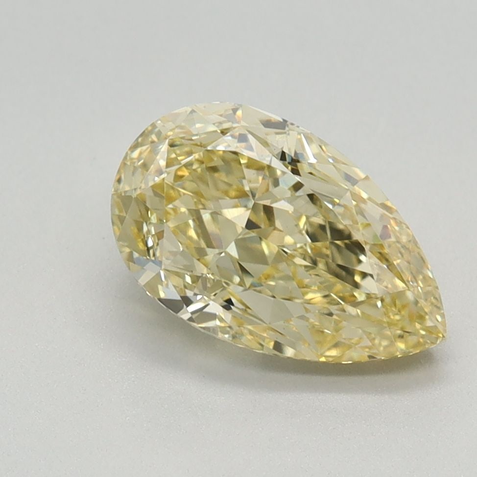 Loose Diamond - PEAR 1.52ct Fancy Intense Yellow VS1: Loose Diamond - PEAR 1.52ct Fancy Intense Yellow VS1 Source: This is a real non-mined Diamond that has been grown in a lab Shape: PEAR Carats: 1.52 Color: Fancy Intense Yellow Certification: IGI Video